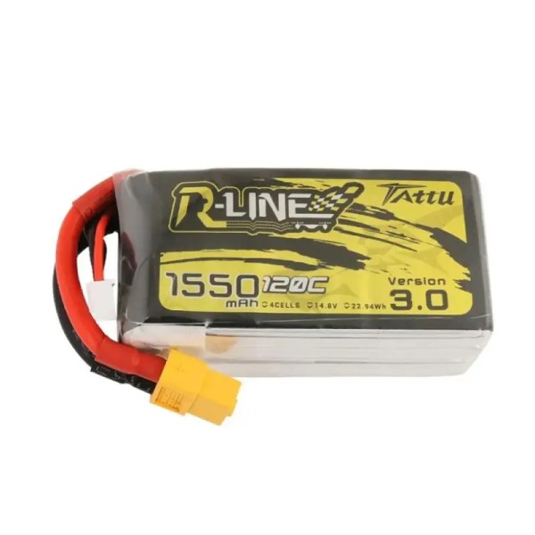 Tattu R-Line Version 3.0 V3 1300/1400/1550/1800/2000mAh 120C 4S 6S 4,2 V Batterie XT60 Plug Racing Drone RC Quadcopter